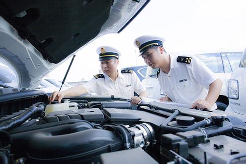 車輛暫時進出口進口前的工作是怎么做的？